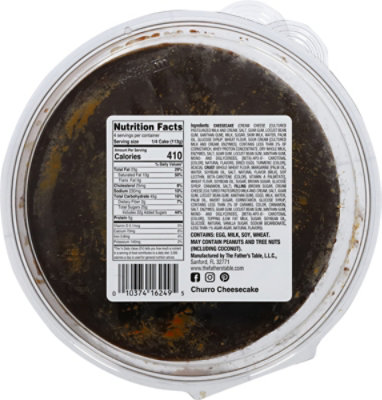 The Fathers Table Churro Cheesecake - 16 OZ - Image 5