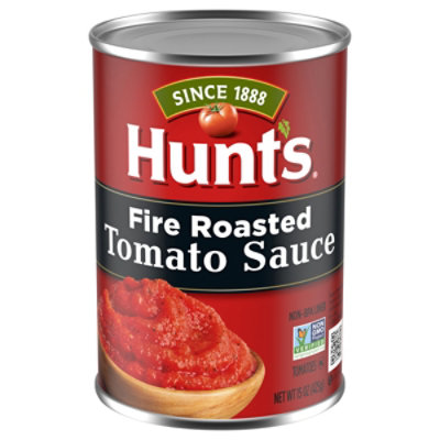 Hunt's Fire Roasted Tomato Sauce 100% Natural Canned Tomato Sauce, 15 Oz - 15 OZ - Image 4