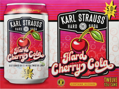 Karl Strauss Cherry Cola Hard Soda 12-12 Fl Oz In Cans - 12-12 FZ - Image 5