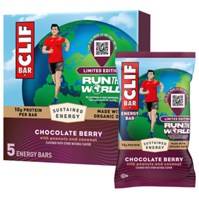 Clif Bar Chocolate Berry Adventure Energy Bar 12 Oz - 12 OZ - Image 1