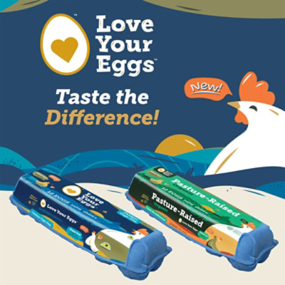Love Your Eggs Outdoor Cage Free 1 Dz - 12 CT - Image 8