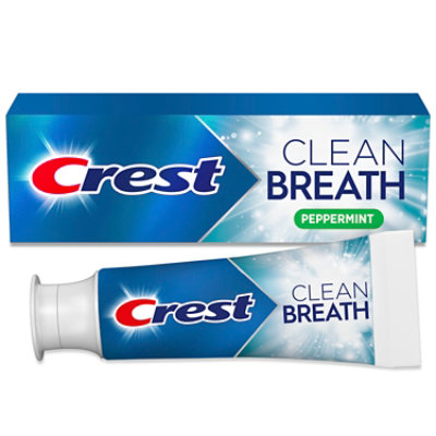 Crest Clean Breath Peppermint 2.5oz - 2.5 OZ - Image 1