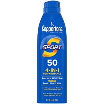 Coppertone Sport Spf50 Spray 5.5 Oz - 5.5 OZ - Image 1