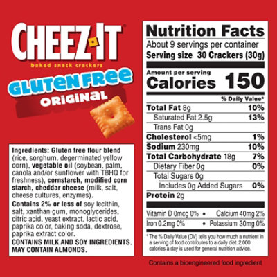 Cheez It Gluten Free 9oz - 9 OZ - Image 7