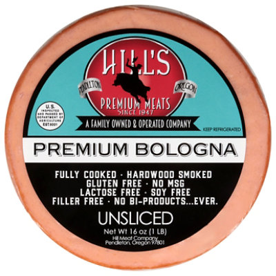 Hills All Meat Bologna 16oz - 16 OZ