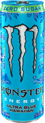 Monster Ultra Blue Hawaiian 12fz - 12 FZ - Image 1