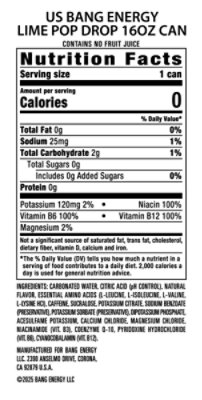 Bang Lime Pop Drop 16fz - 16 FZ - Image 2