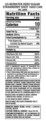 Monster Flavor Shots Zero Sugar 16fz - 16 FZ - Image 2