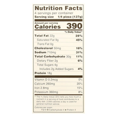 Nancy's Thin Crust Sausage & Pepperoni - 19.31OZ - Image 3