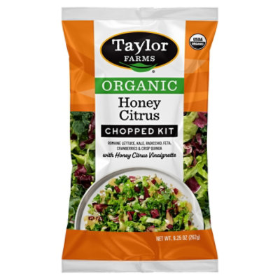 Taylor Farms Organic Honey Citrus Chopped Salad Kit 9.25oz - 9.25 OZ - Image 2