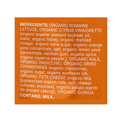 Taylor Farms Organic Honey Citrus Chopped Salad Kit 9.25oz - 9.25 OZ - Image 5