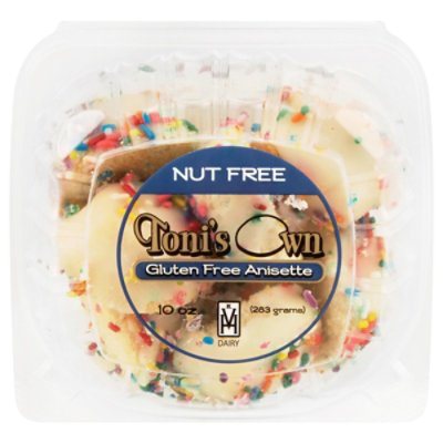 Tonis Own Gluten Free Anise Cookies - 10 OZ - Image 1