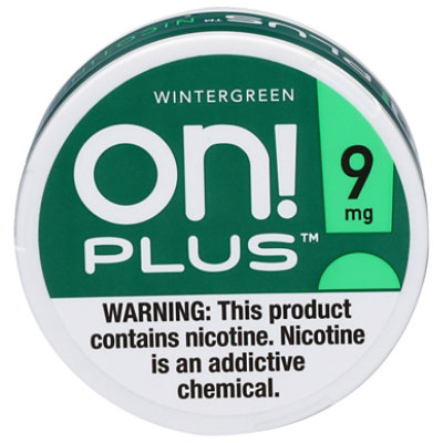 On Plus Wintergreen Pouches 9mg - 20 CT - Image 2