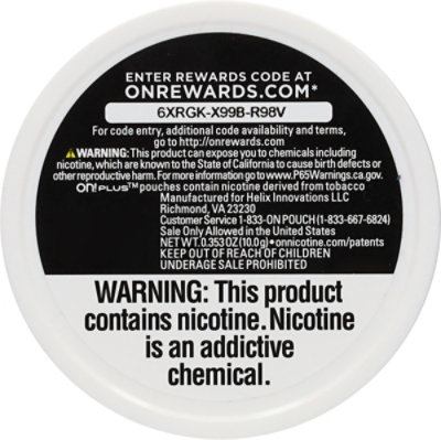 On Plus Tobacco Pouches 9mg - 20 CT - Image 3
