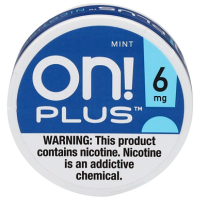 On Plus Mint Pouches 6mg - 20 CT - Image 1