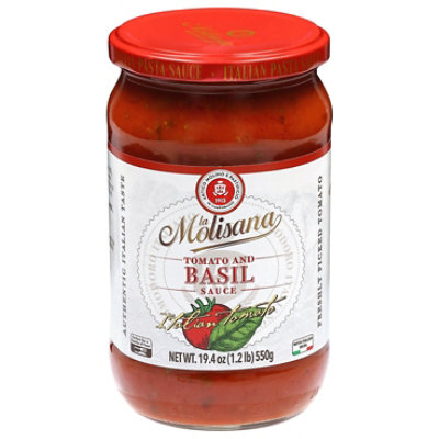 La Molisana Pasta Sauce Basil - 19.4 OZ - Image 2