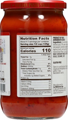 La Molisana Pasta Sauce Arrabbiata - 19.4 OZ - Image 5