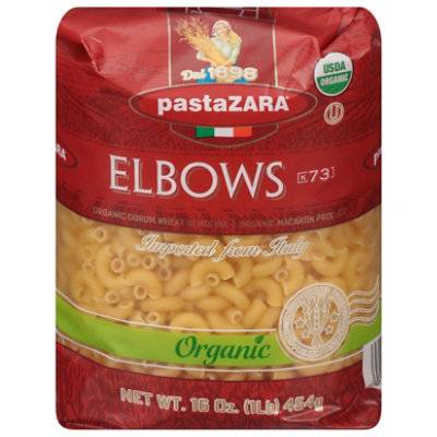 Pasta Zara Pasta Elbows Organic - 16 OZ - Image 3