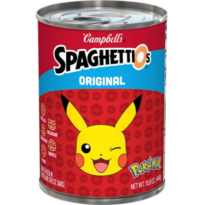 Spaghett Os Original Pokemon Shapes Canned Pasta 15.8 Oz - 15.8OZ - Image 1