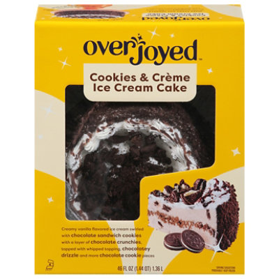 Overjoyed Cookies & Cream Ice Cream Cake 8 Inch - 46 FZ