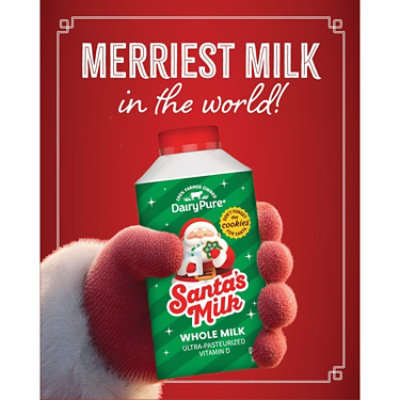 Dairy Pure Santa's Milk Ultra-pasteurized Whole Milk Paper Pint - 1 PT - Image 3