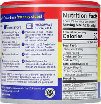 Birds Custard Powder Original - 8.5 OZ - Image 5