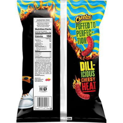 Cheetos Puffs Flamin Hot Dill Pickle 8oz - 8 OZ - Image 5