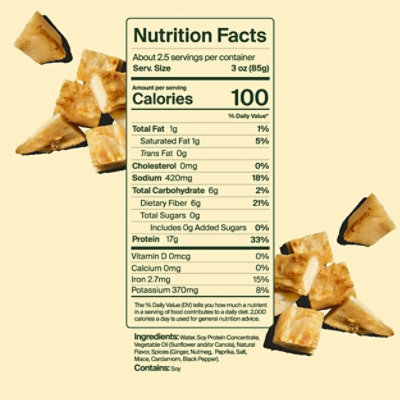 Daring Chicken Plant Based Dicedken, 8 Oz - 8 OZ - Image 3