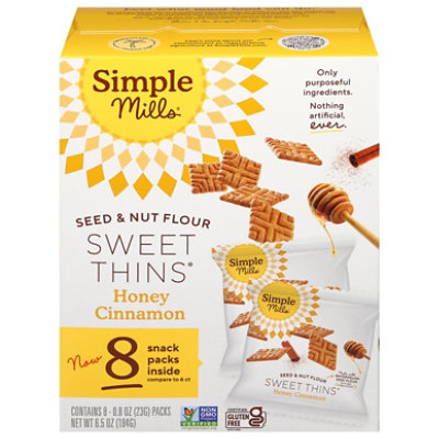 Simple Mills Sweet Thins Honey Cinnamon 8ct - 8 CT - Image 1