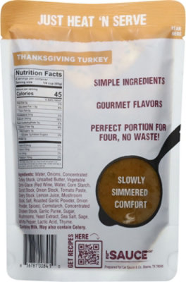 Le Sauce & Co Gravy Thanksgiving Turkey Gourmet - 8.8 OZ - Image 5