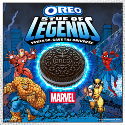 MARVEL OREO Special Edition Stuf of Legends Chocolate Sandwich Cookies - 10.68 Oz - Image 2