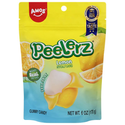 Amos Peelerz Gummy Lemon - 6 OZ - Image 2