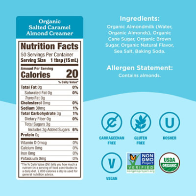 Califia Creamer Salted Caramel Organic - 25.4 FZ - Image 2