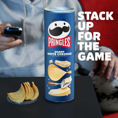 Pringles Sharp White Cheddar 5.5oz - 5.5 OZ - Image 4