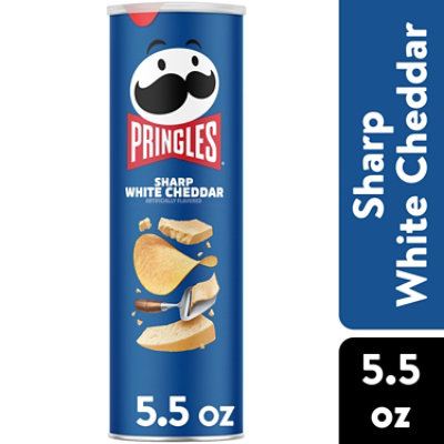 Pringles Sharp White Cheddar 5.5oz - 5.5 OZ - Image 1