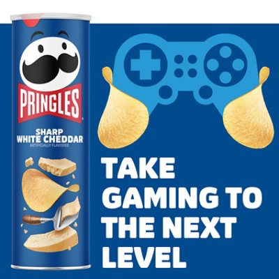 Pringles Sharp White Cheddar 5.5oz - 5.5 OZ - Image 5