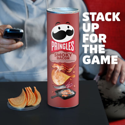 Pringles Smoky Bacon 5.5oz - 5.5 OZ - Image 4