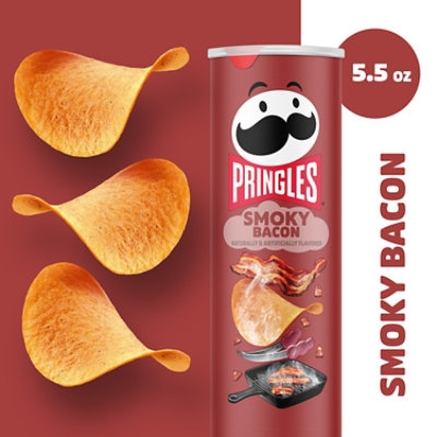 Pringles Smoky Bacon 5.5oz - 5.5 OZ - Image 2