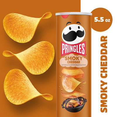 Pringles Smoky Cheddar 5.5oz - 5.5 OZ - Image 2