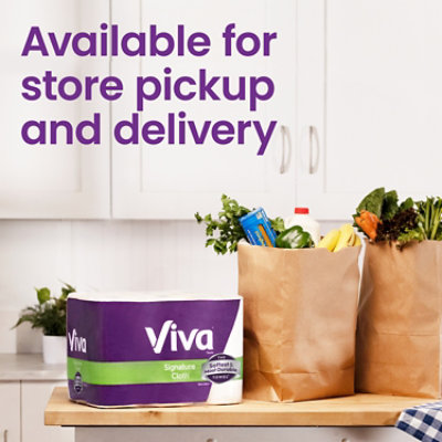 Viva Signature Cloth Paper Towels 86 Sheets Per Roll - 12 Count - Image 8