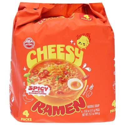 Otoki Cheesy Ramen Spicy 4pk - 15.7 OZ - Image 2