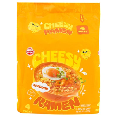 Otoki Cheesy Ramen Cheddar 4pk - 15.7 OZ - Image 2