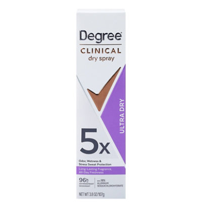 Degree Anti-perspirant Aerosol Clean Ultra Dry 1 Ds - EA - Image 1