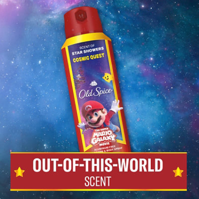 Old Spice Le Mario Cosmic Quest Ap/do & Body Spray 5.1 Oz - 5.1 OZ - Image 8