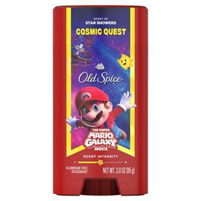 Old Spice Collab Apdo Sticks Deodorants Stick Mario Cosmic Quest - 3 OZ - Image 1