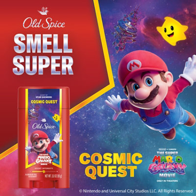 Old Spice Collab Apdo Sticks Deodorants Stick Mario Cosmic Quest - 3 OZ - Image 2