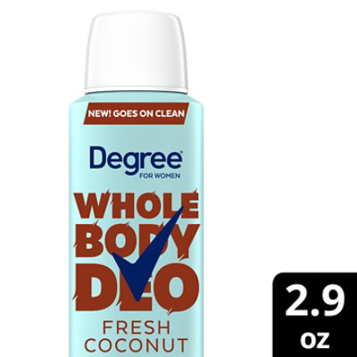Dove Deodorant Whole Body Spray Fresh Coconut - 2.9 FZ - Image 1