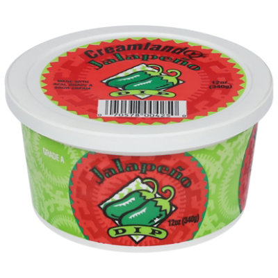 Creamland Jalapeno Dip 12oz - 12.00 OZ - Image 2