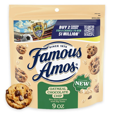 Famous Amos Oatmeal Chocolate Chip 9oz - 9 OZ - Image 1