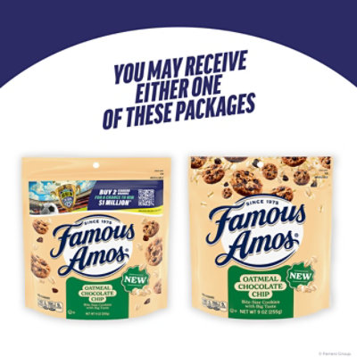 Famous Amos Oatmeal Chocolate Chip 9oz - 9 OZ - Image 4